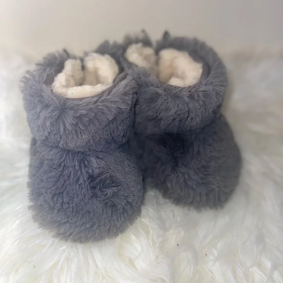 Fuzzy Faux Fur Bow Tie UGG Boots - Picture 3 of 5